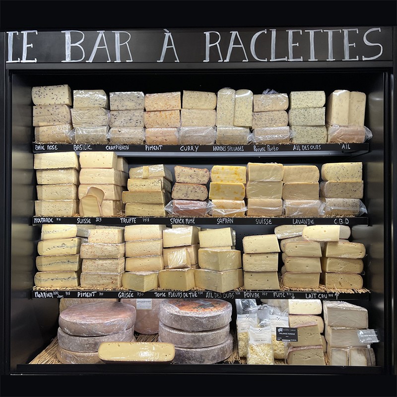 Fromage a raclette Maison Lorho - Plateau fromage