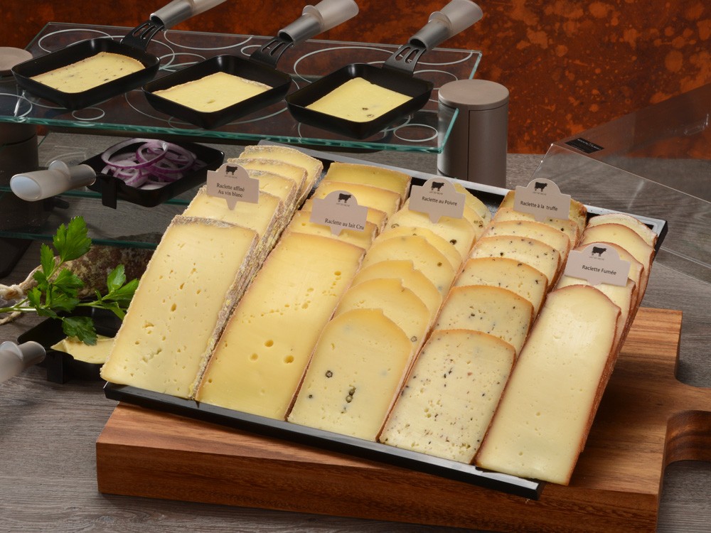 Formule raclette (fromages uniquement) selection du fromager