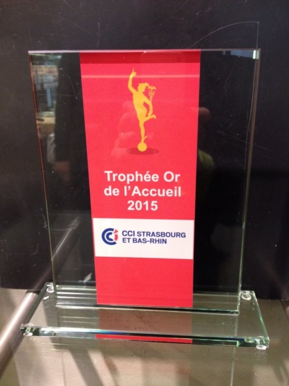 Trophée or de l'accueil 2015